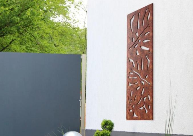 Επιτροπή οθόνης περικοπών λέιζερ χάλυβα Corten τέχνης τοίχων μετάλλων διακοσμήσεων σπιτιών και κήπων
