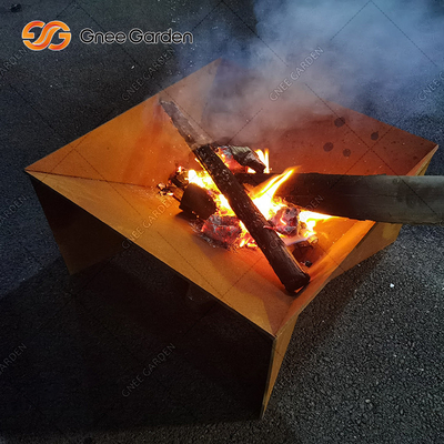 Νέο σχέδιο μετάλλων Corten σχεδίου που διπλώνει το κοίλωμα πυρκαγιάς