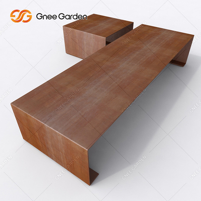1.5mm πάχους υπαίθριος μετάλλων χάλυβας Corten πάγκων χάλυβα επίπλων υπαίθριος