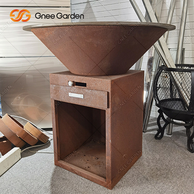 Corten χάλυβα κήπων ΣΧΑΡΩΝ υπαίθριο μαγειρεύοντας κοίλωμα 31,5 πυρκαγιάς σχαρών παλαιό»