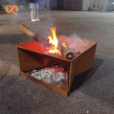 Νέο σχέδιο μετάλλων Corten σχεδίου που διπλώνει το κοίλωμα πυρκαγιάς