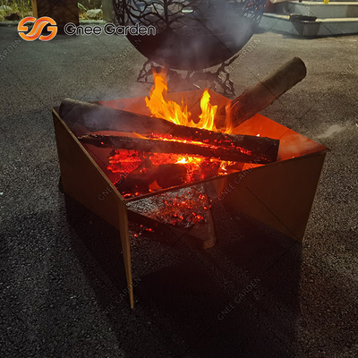 Νέο σχέδιο μετάλλων Corten σχεδίου που διπλώνει το κοίλωμα πυρκαγιάς
