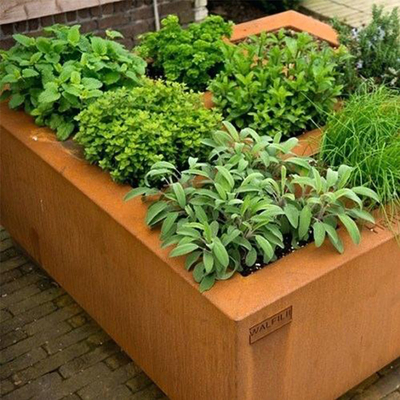 Δοχείο καλλιεργητών χάλυβα Corten κιβωτίων καλλιεργητών χάλυβα διάβρωσης καλλιεργητών σειράς μετάλλων