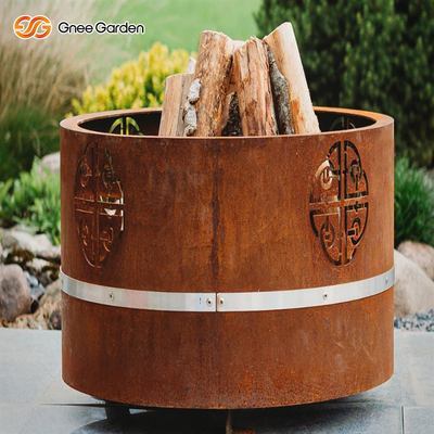 Κλασσικός χάλυβας Prerusted Corten γύρω από το κοίλωμα 3.0mm πυρκαγιάς πυκνά για τον κήπο