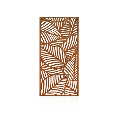 Corten Steel Εξωτερικές Διακοσμητικές Μεταλλικές Οθόνες Προστασίας Προσωπικών Δεδομένων Γυαλισμένες