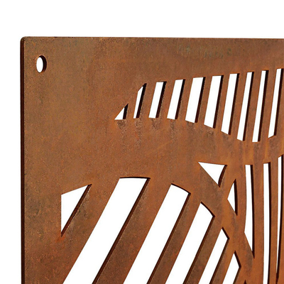 Corten Steel Εξωτερικές Διακοσμητικές Μεταλλικές Οθόνες Προστασίας Προσωπικών Δεδομένων Γυαλισμένες