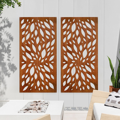 Art Decorative Μεταλλικά Προϊόντα Κήπου Πάνελ απορρήτου Corten Steel Ανθεκτικά στις καιρικές συνθήκες