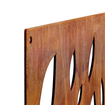 Art Decorative Μεταλλικά Προϊόντα Κήπου Πάνελ απορρήτου Corten Steel Ανθεκτικά στις καιρικές συνθήκες