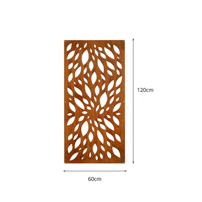 Art Decorative Μεταλλικά Προϊόντα Κήπου Πάνελ απορρήτου Corten Steel Ανθεκτικά στις καιρικές συνθήκες
