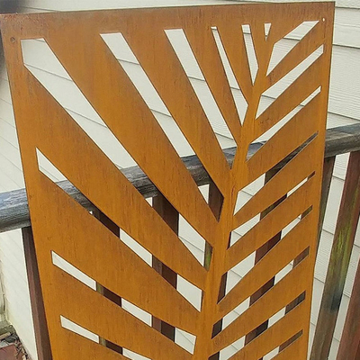 Εξωτερικές οθόνες 2.5mm κήπων χάλυβα Corten ντεκόρ επί παραγγελία πυκνά