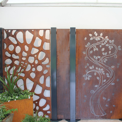 Διακοσμητικά πάνελ κήπου Corten Steel Φιλικά προς το περιβάλλον