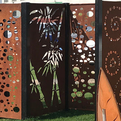 Διακοσμητικά πάνελ κήπου Corten Steel Φιλικά προς το περιβάλλον