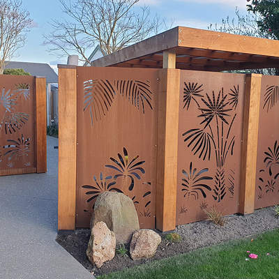 Διακοσμητικά πάνελ κήπου Corten Steel Φιλικά προς το περιβάλλον