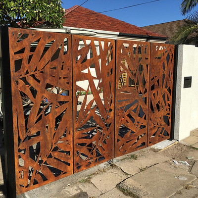 Γυαλισμένο Weathering Steel Σίτα Κηπουρικής Μεταλλικά Προϊόντα Κήπου πάχους 3mm