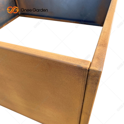 Εύκολα συγκεντρωμένα κρεβάτια κήπων Corten αυξημένα χάλυβας για τη φύτευση λουλουδιών