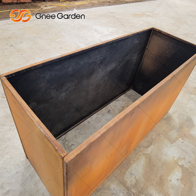 Καλλιεργητής 1200mm γουρνών χάλυβα Corten κιβωτίων καλλιεργητών κήπων μετάλλων προσαρμογής