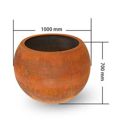 η 1000mm αυξημένη σφαίρα διαμόρφωσε τον υπαίθριο καλλιεργητή μετάλλων για τη λεωφόρο αγορών