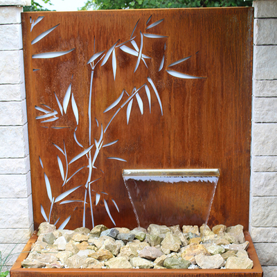 πηγή νερού χάλυβα 1500x1000x600mm η αγροτική Corten με το λέιζερ έκοψε την επιτροπή οθόνης