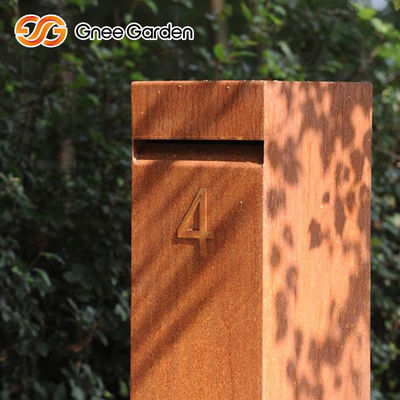 Ο χάλυβας Corten οξύδωσε την υπαίθρια πολυ λειτουργία κιβωτίων πτώσης δεμάτων χάλυβα επίπλων μετάλλων