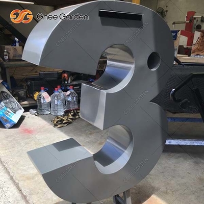 950mm οξυδωμένο ύψος Corten χάλυβα επιστολών κιβώτιο πτώσης μετάλλων κιβωτίων υπαίθριο