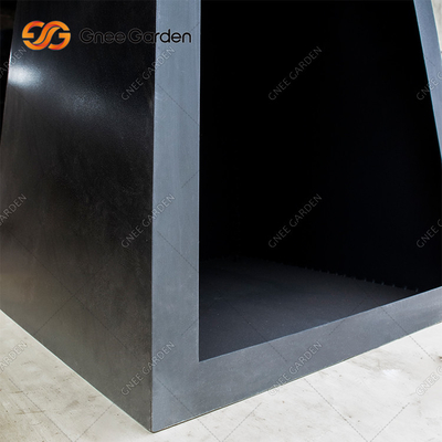 Μπάρμπεκιου Rusty Corten Steel Fire Pits με ξύλινο κατάστημα BBQ Gas Grill Εξωτερική ψησταριά BBQ