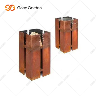 Τραπέζι ψησταριάς Corten Steel Bbq κάρβουνο πάχους 3mm
