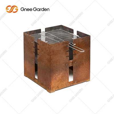 Τραπέζι ψησταριάς Corten Steel Bbq κάρβουνο πάχους 3mm