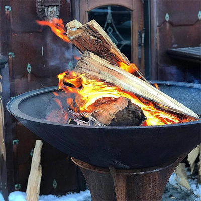 υπαίθριες μαγειρεύοντας σχάρες χάλυβα 1000mm Corten με την αποσπάσιμη βάση