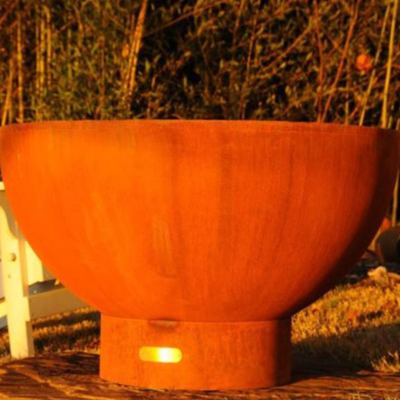 Εξατομικεύσιμο φορητό Corten περικοπών λέιζερ κοίλωμα υπαίθριο Prerusted πυρκαγιάς χάλυβα Firepits