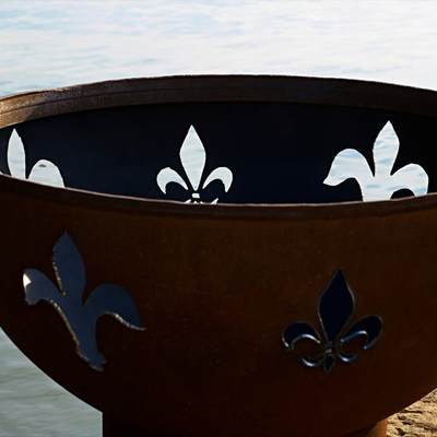 Corten χάλυβα υπαίθριο πυρκαγιάς κοιλωμάτων Patio κήπων πυρκαγιάς κοίλωμα πυρκαγιάς κύπελλων σκουριασμένο