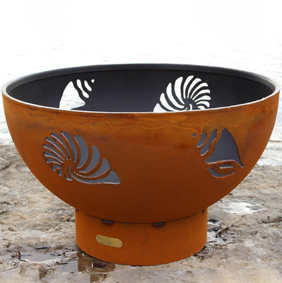 36 ίντσα οξύδωσε προ το χάλυβα Firepits Corten υπαίθριο με την όρφνωση οξειδίων