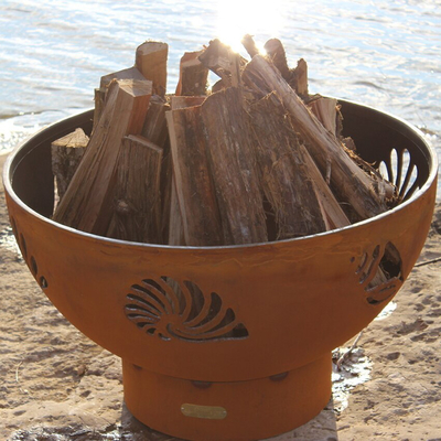 36 ίντσα οξύδωσε προ το χάλυβα Firepits Corten υπαίθριο με την όρφνωση οξειδίων