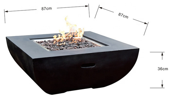 Patio 3mm αντοχή κοιλωμάτων πυρκαγιάς χάλυβα διάβρωσης κοιλωμάτων πυρκαγιάς αερίου προπανίου