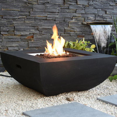Κοίλωμα 34inch πυρκαγιάς αερίου χάλυβα Corten φωτιών κήπων κατωφλιών ευρέως