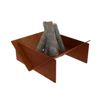 Αποσπάσιμος χάλυβας Firepit Corten GN-FP-333 υπαίθριος φυσικός θέρμανσης που οξυδώνεται
