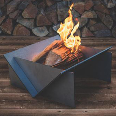 Αποσπάσιμος χάλυβας Firepit Corten GN-FP-333 υπαίθριος φυσικός θέρμανσης που οξυδώνεται