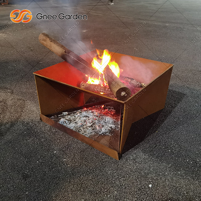 Συνήθεια κοιλωμάτων πυρκαγιάς χάλυβα Corten γύρω από τα υπαίθρια προσωπικά μεγάλα έπιπλα κήπων
