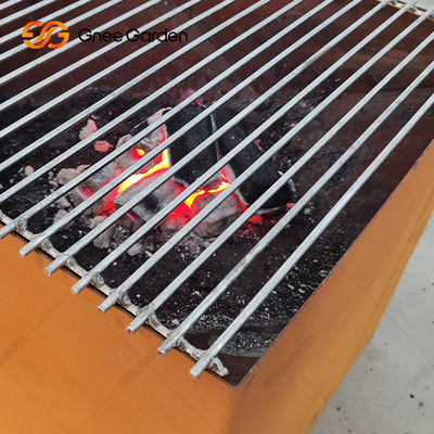 Εξωτερικό Τζάκι Steel Garden Treasures Large Patio Fire Pit Round