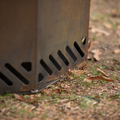 Charcoal Bonfire Fire Pit 19,5 ιντσών Φορητό Υπαίθριο Καύση ξύλου χωρίς καπνό