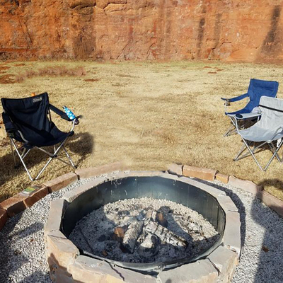 Υπαίθριο Σκουριασμένο Corten Weathering Steel Fire Pit OEM ODM