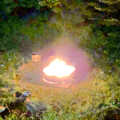 25,5 ιντσών Εξωτερική θερμάστρα χωρίς καπνό Camping Bonfire Bowl Στρογγυλό ατσάλι