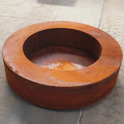 Διακριτικό σκουριασμένο μέταλλο Corten 2mm κοίλωμα πυρκαγιάς χάλυβα Corten θερμαστρών πάχους για το υπαίθριο κύπελλο κοιλωμάτων πυρκαγιάς