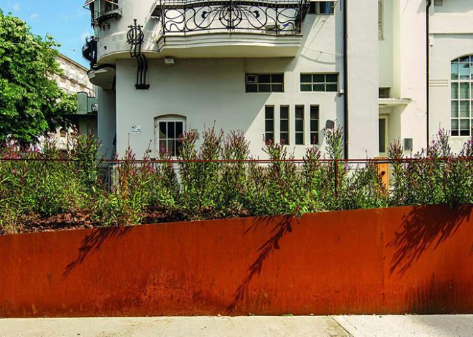 Διατηρώντας τοίχος χάλυβα Corten
