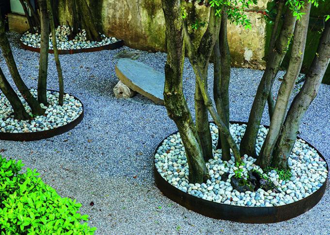 Διατηρώντας τοίχος χάλυβα Corten