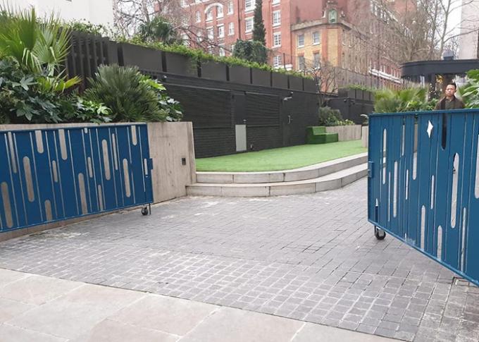 Οθόνη Γκέιτς χάλυβα Corten