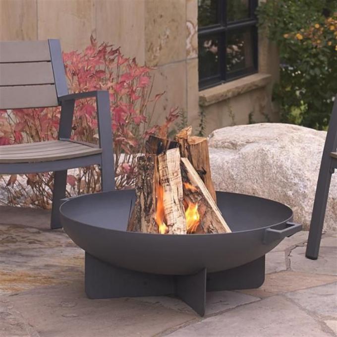 Υπαίθρια έπιπλα Corten Firepit επιτραπέζιων κήπων κοιλωμάτων πυρκαγιάς χάλυβα Corten