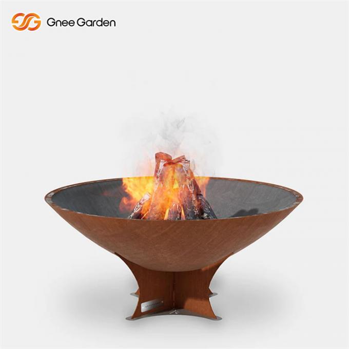 Επαγγελματικό κύπελλο Firepit πυρκαγιάς χάλυβα Corten σιδήρου μετάλλων κατασκευής