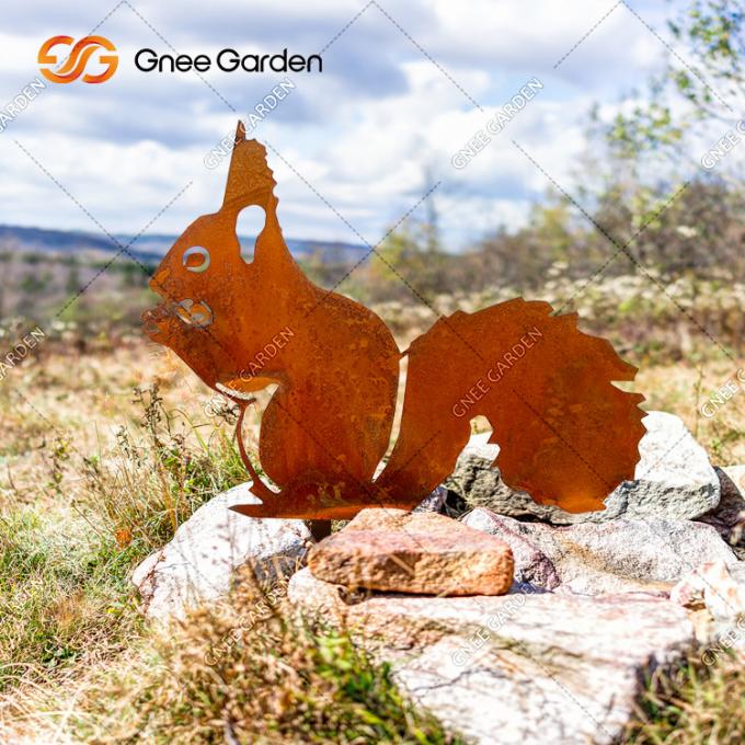 Άγαλμα χάλυβα Corten διακοσμήσεων χάλυβα Corten για τη διακόσμηση κήπων