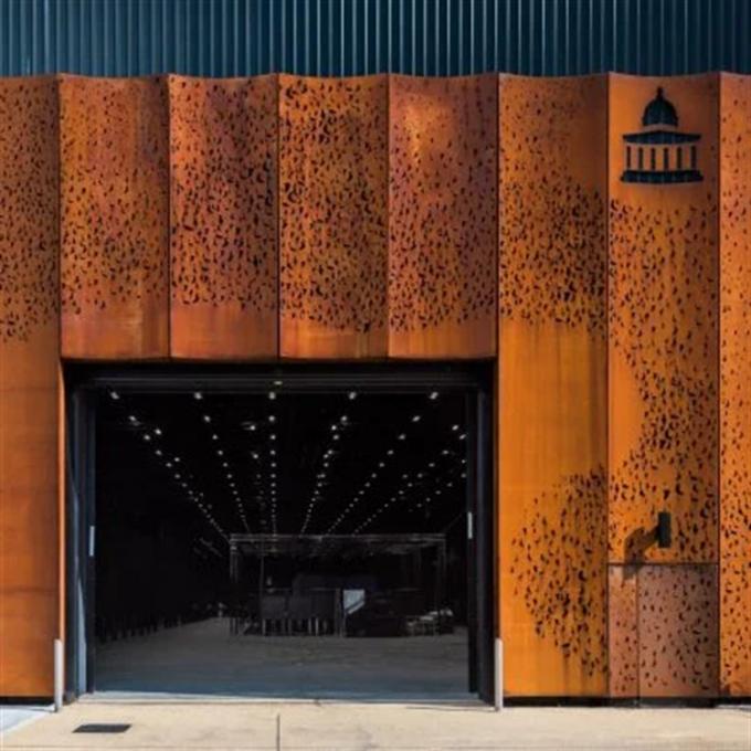 Εξωτερική επιτροπή μετάλλων Corten επένδυσης τοίχων χάλυβα για το ντεκόρ