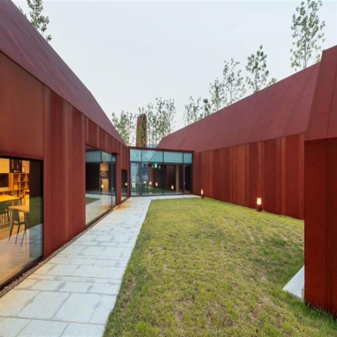 Εξωτερική επιτροπή μετάλλων Corten επένδυσης τοίχων χάλυβα για το ντεκόρ